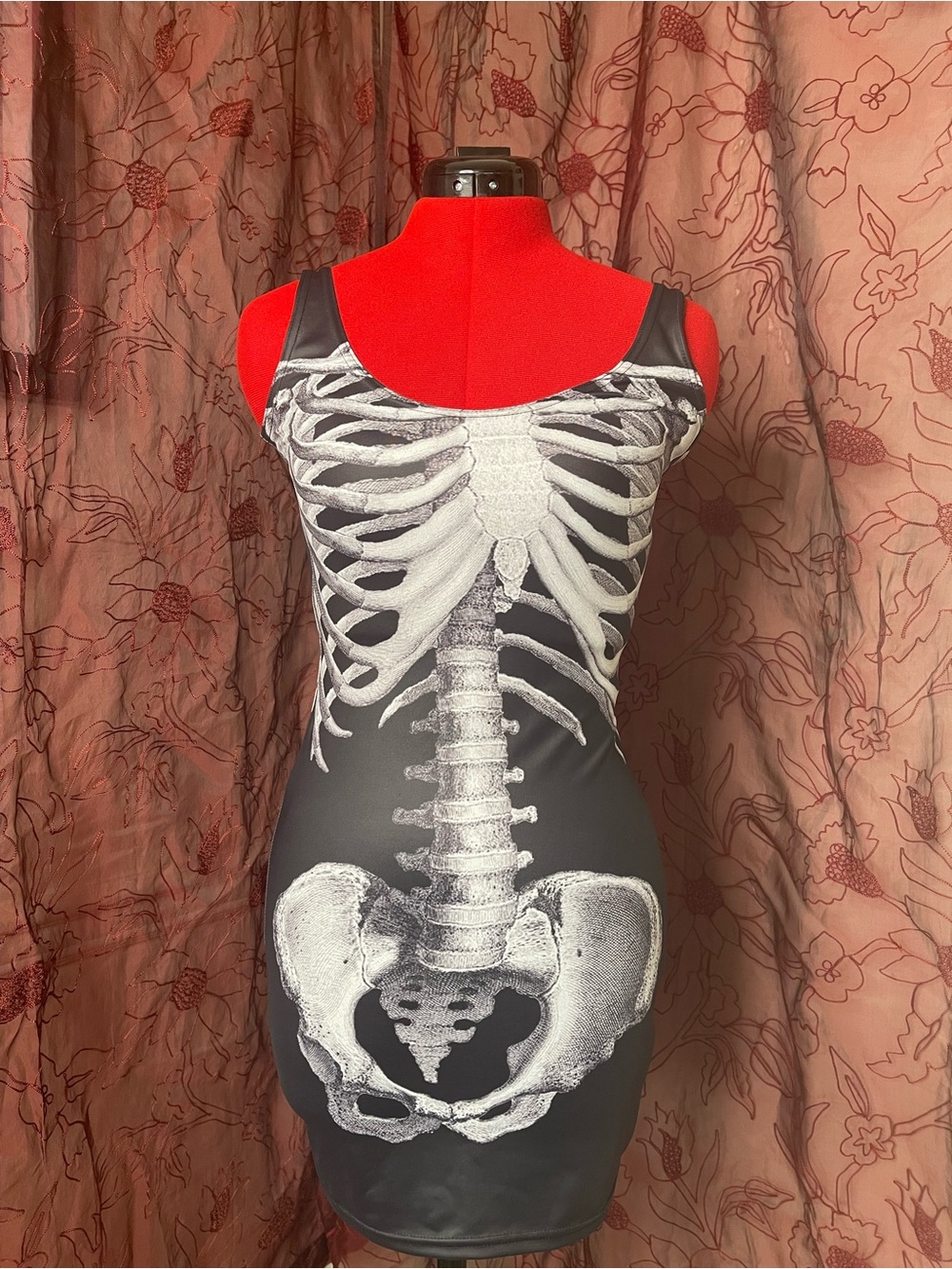 BlackMilk Skeleton Bodycon Dress S